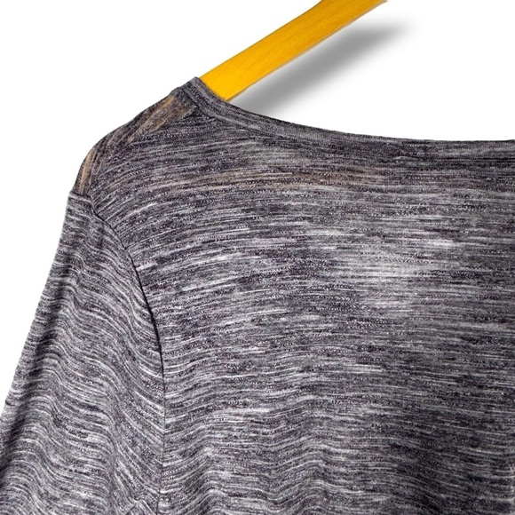 4 for $40 SALE! Athleta Siro Twist Light Surplice Top, Heather Grey, Size L - Picture 8 of 10